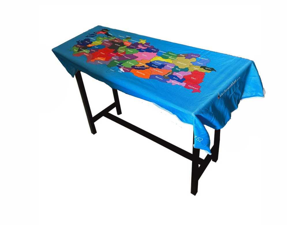 gzl152Türkiye Haritası Baskılı Gizil Öğrenme Sarkmalı Sıra ÖrtüsüGizil Öğrenme Baskılı Sıra ÖrtüsüOkularenkkat