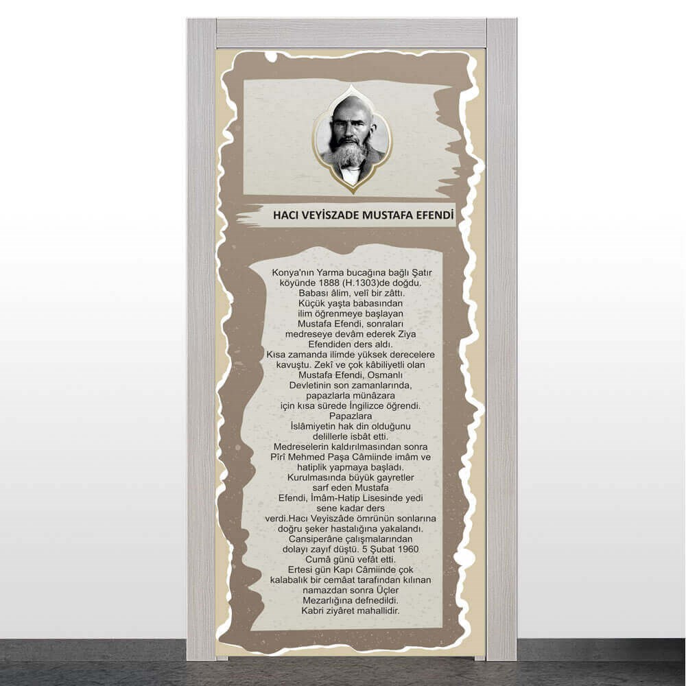 Hacı Veyiszade Mustafa Efendi Kapı Giydirme