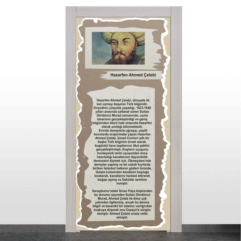 Hezarfen Ahmet Çelebi Kapı Giydirme