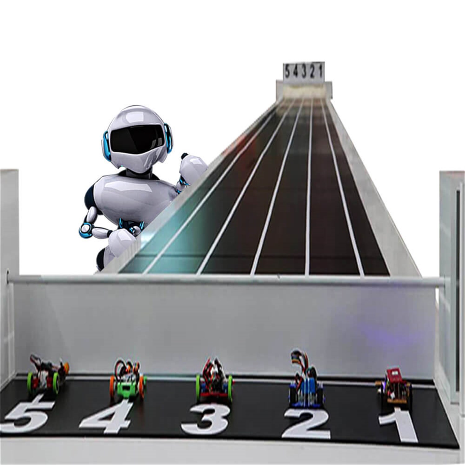 Hızlı Çizgi İzleyen Robot Yarışması Yolu | Okularenkkat.com