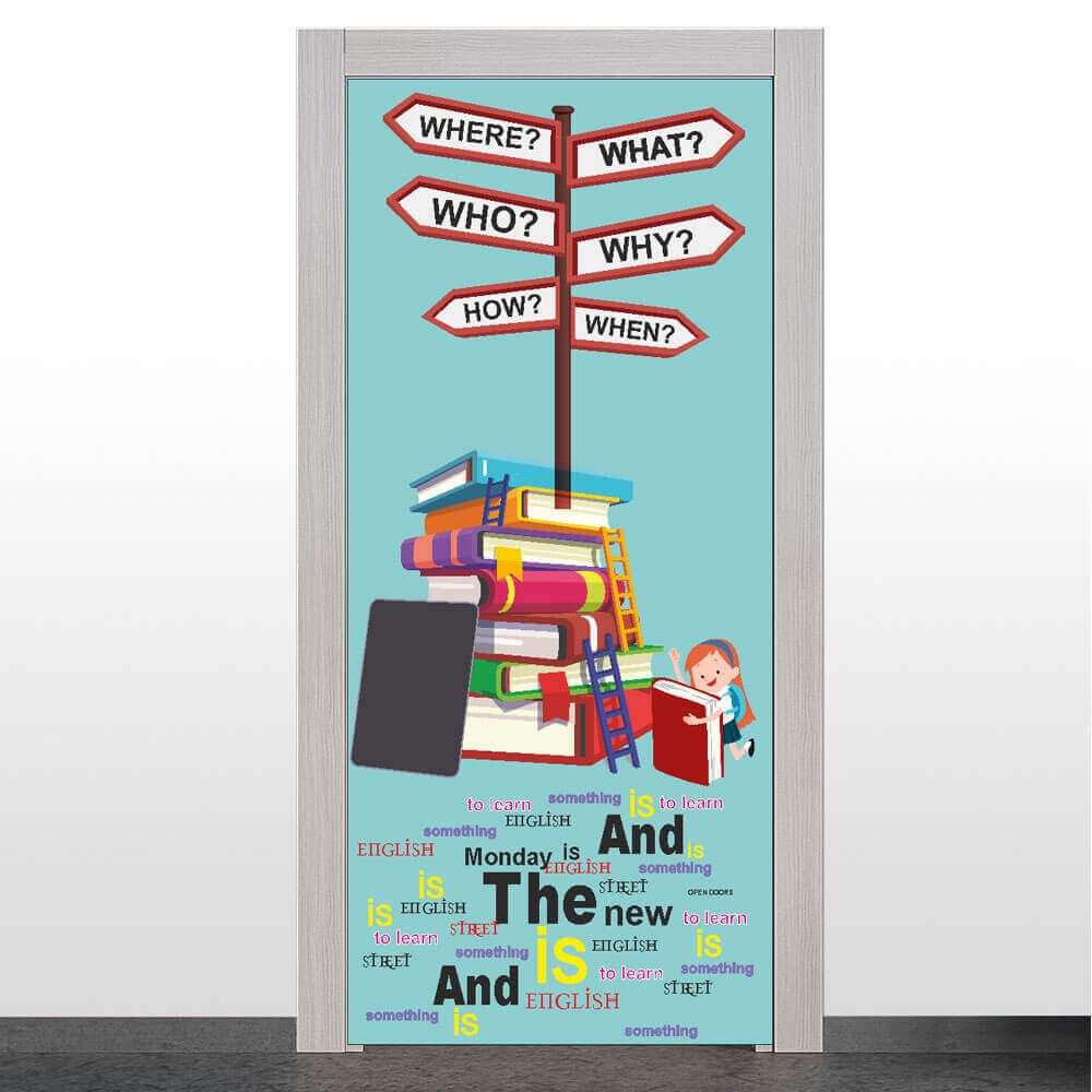 İngilizce Sınıfı Kapı Giydirme              