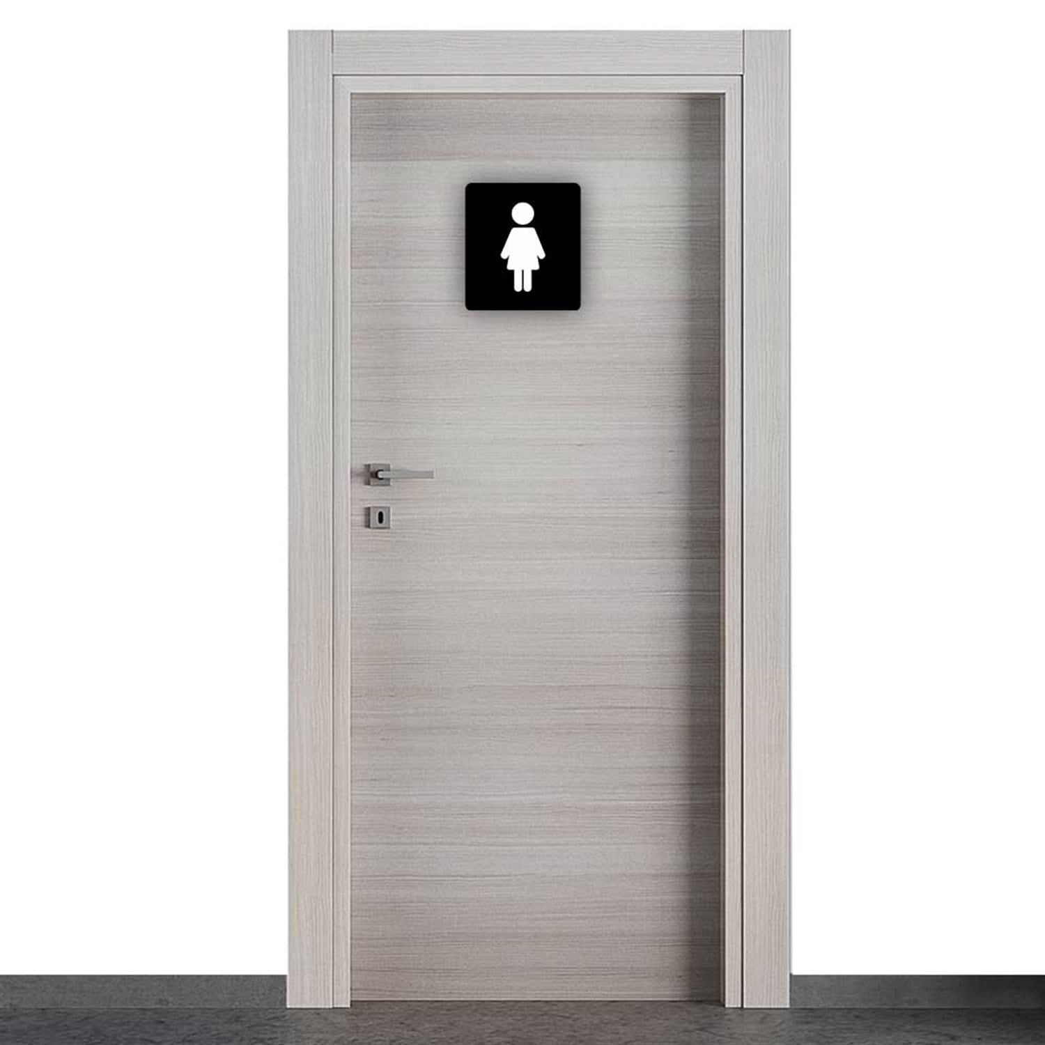 Kız Öğrenci WC Okul Kapı İsimliği