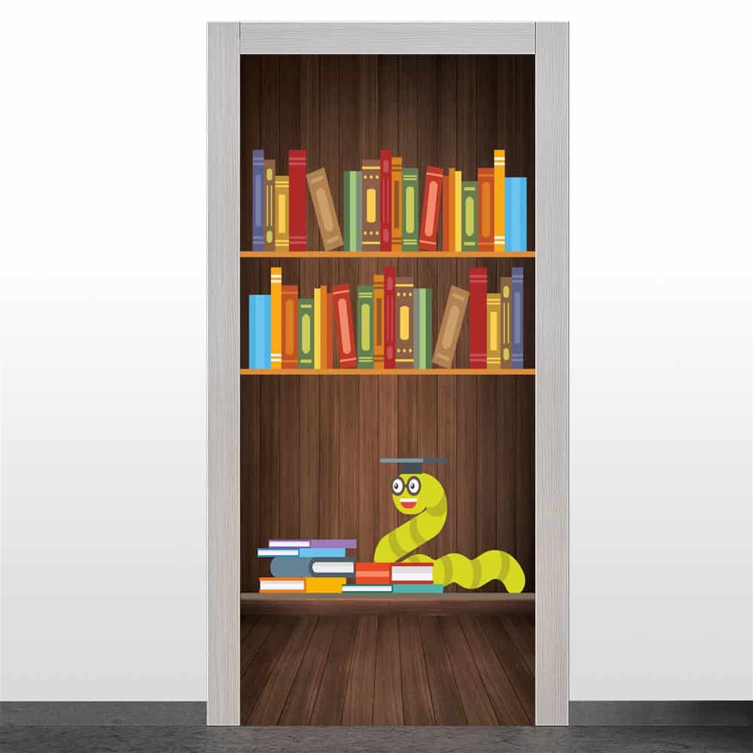 Kütüphane Kapı Giydirme