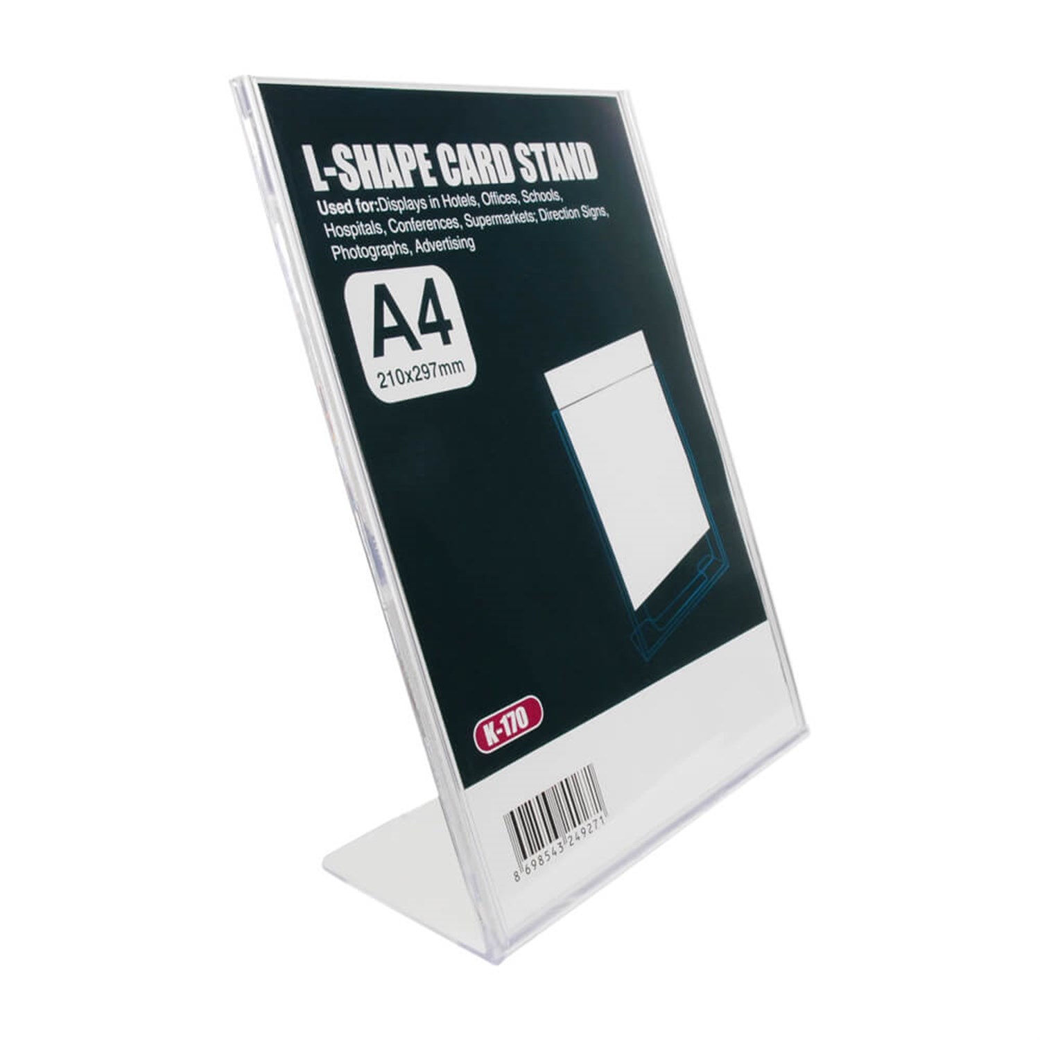 Masaüstü Dikey Föylük L Tipi(210X297mm)