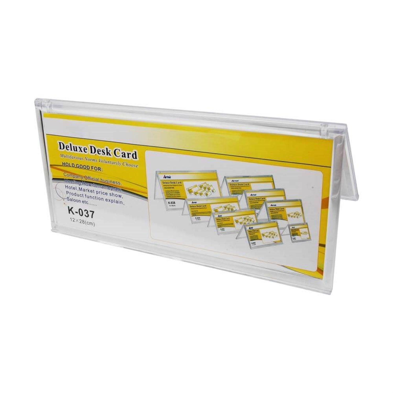 Masaüstü İsim-Reklam Standı(12X28cm)
