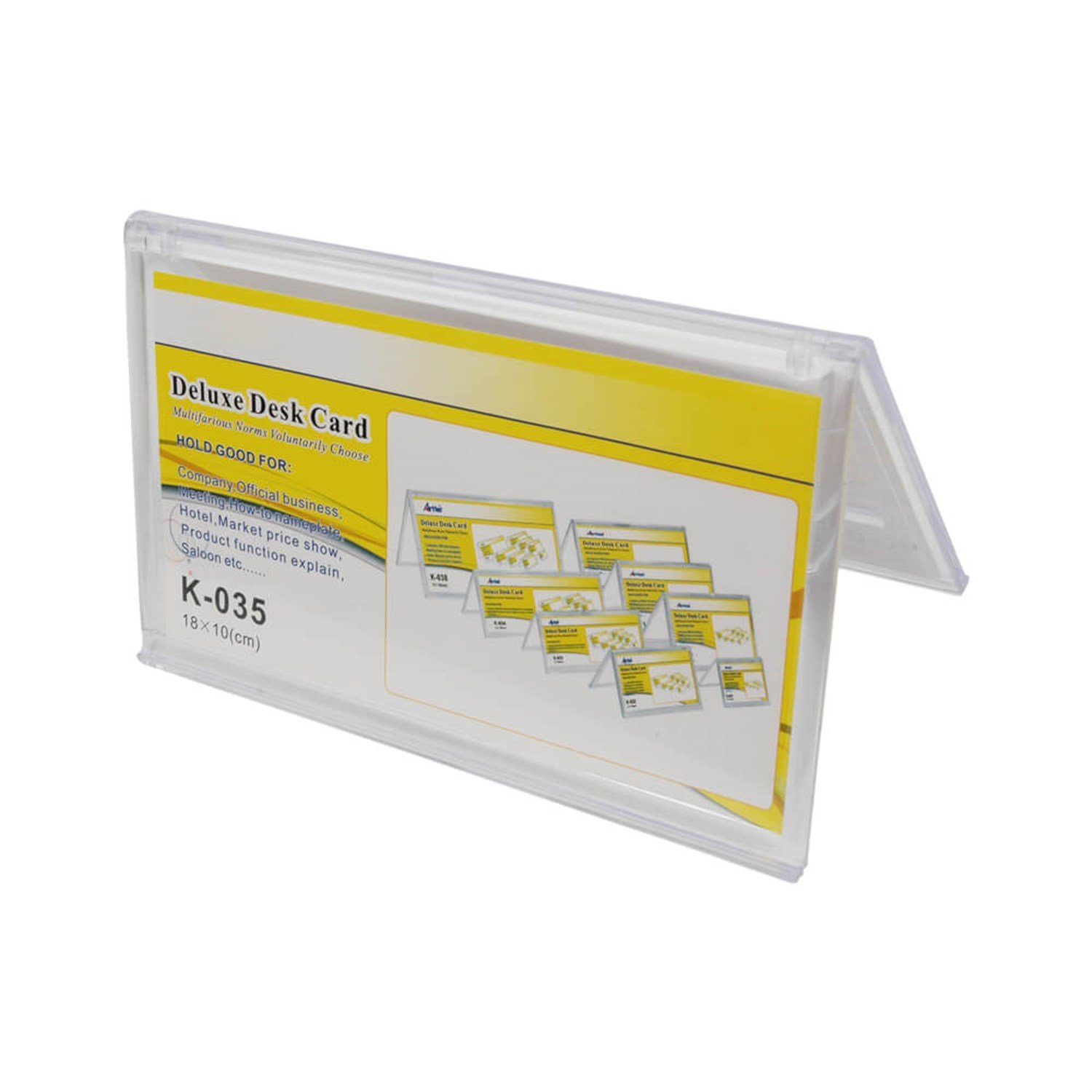 Masaüstü İsim-Reklam Standı(18X10cm)