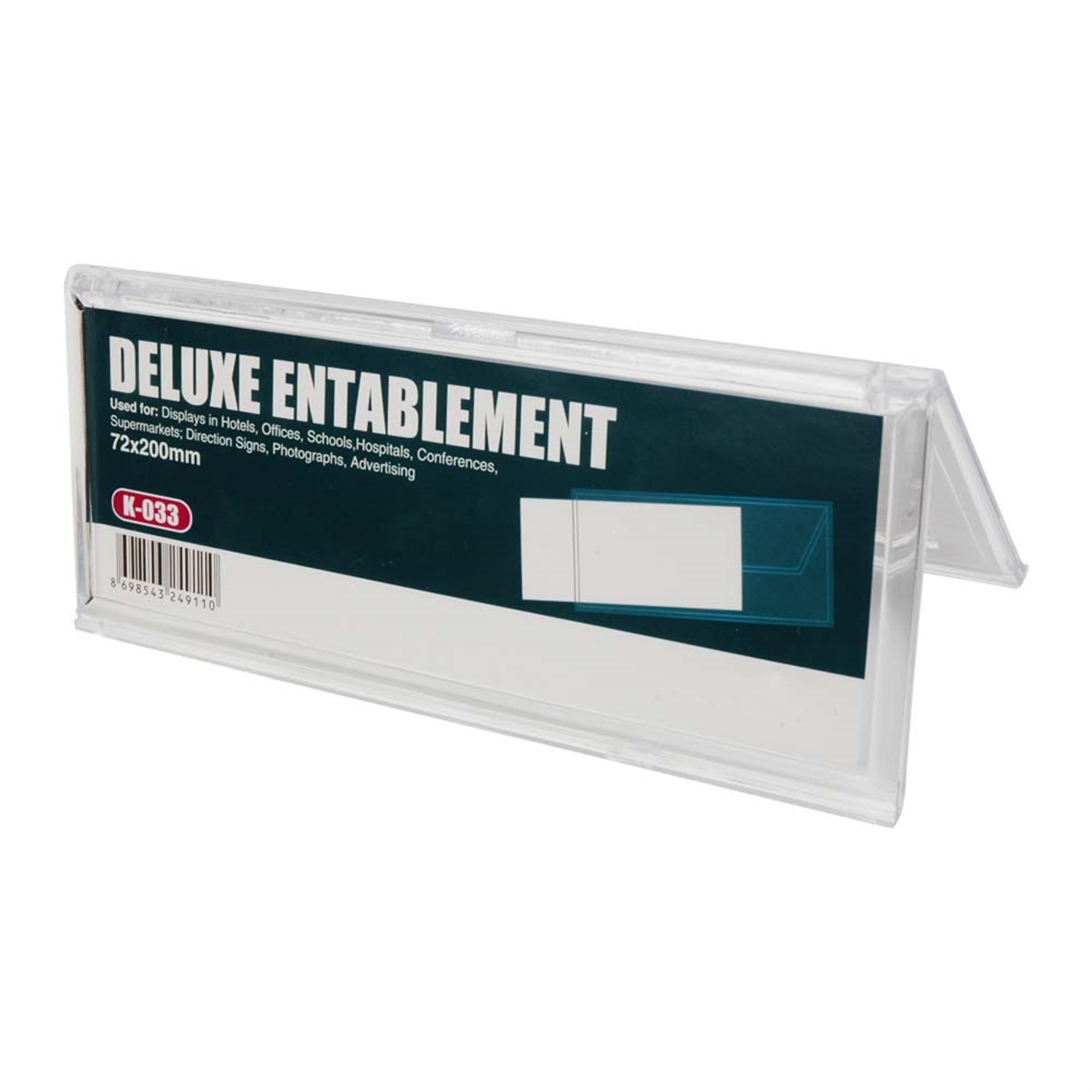 Masaüstü İsim-Reklam Standı(72X200mm)