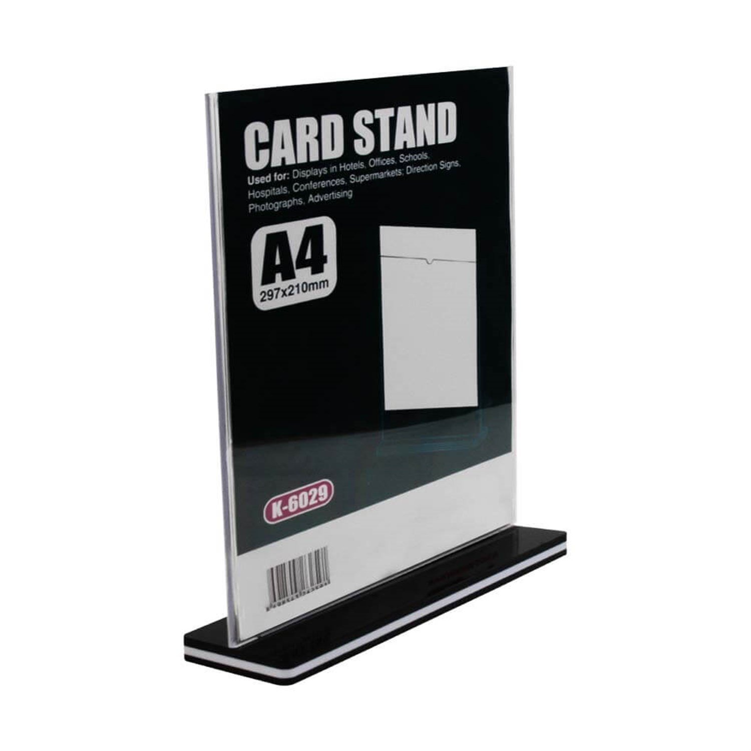 Masaüstü Menü Tutucu T Tipi-Dikey(297X210mm)