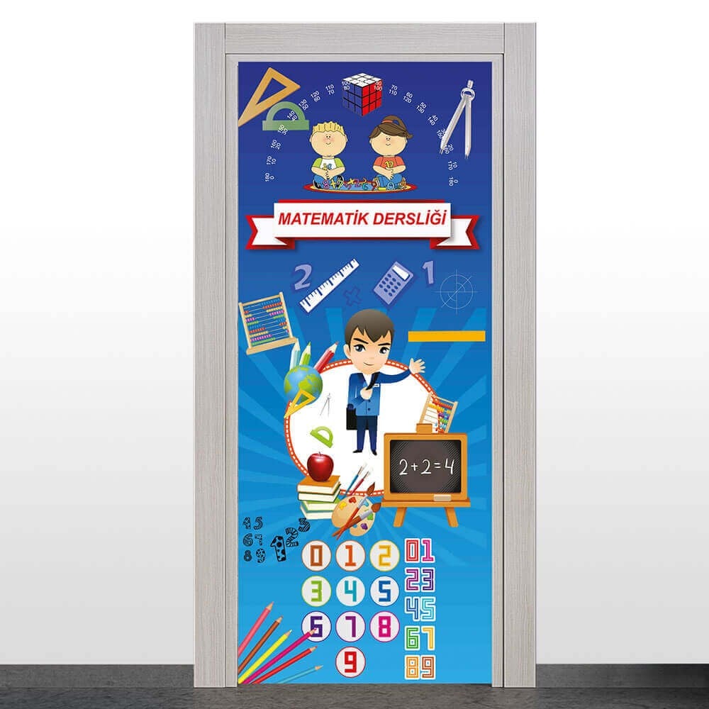 Matematik Sınıfı Kapı Giydirme 3