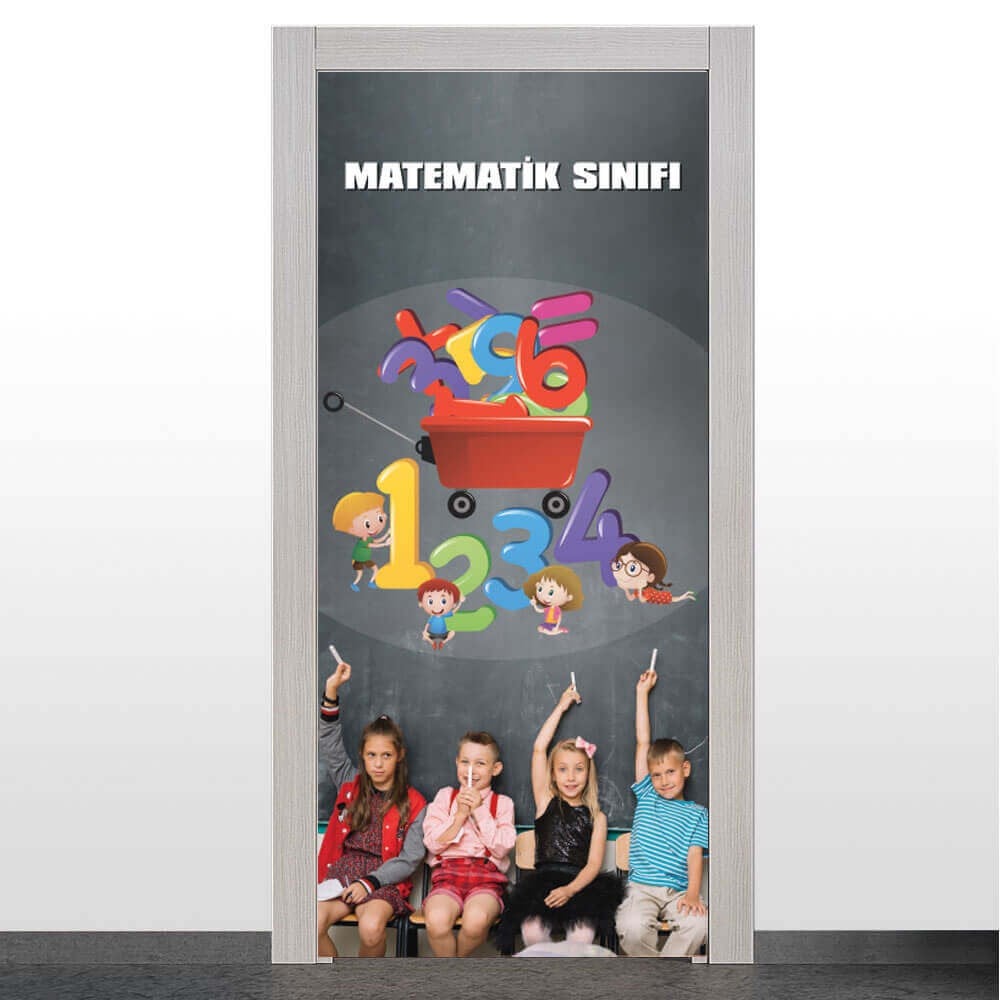 Matematik Sınıfı Kapı Giydirme