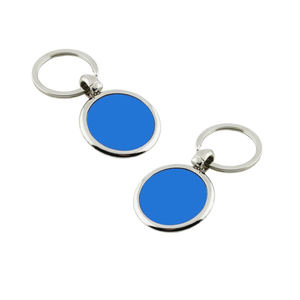 Mavi Yuvarlak Anahtarlık-Z