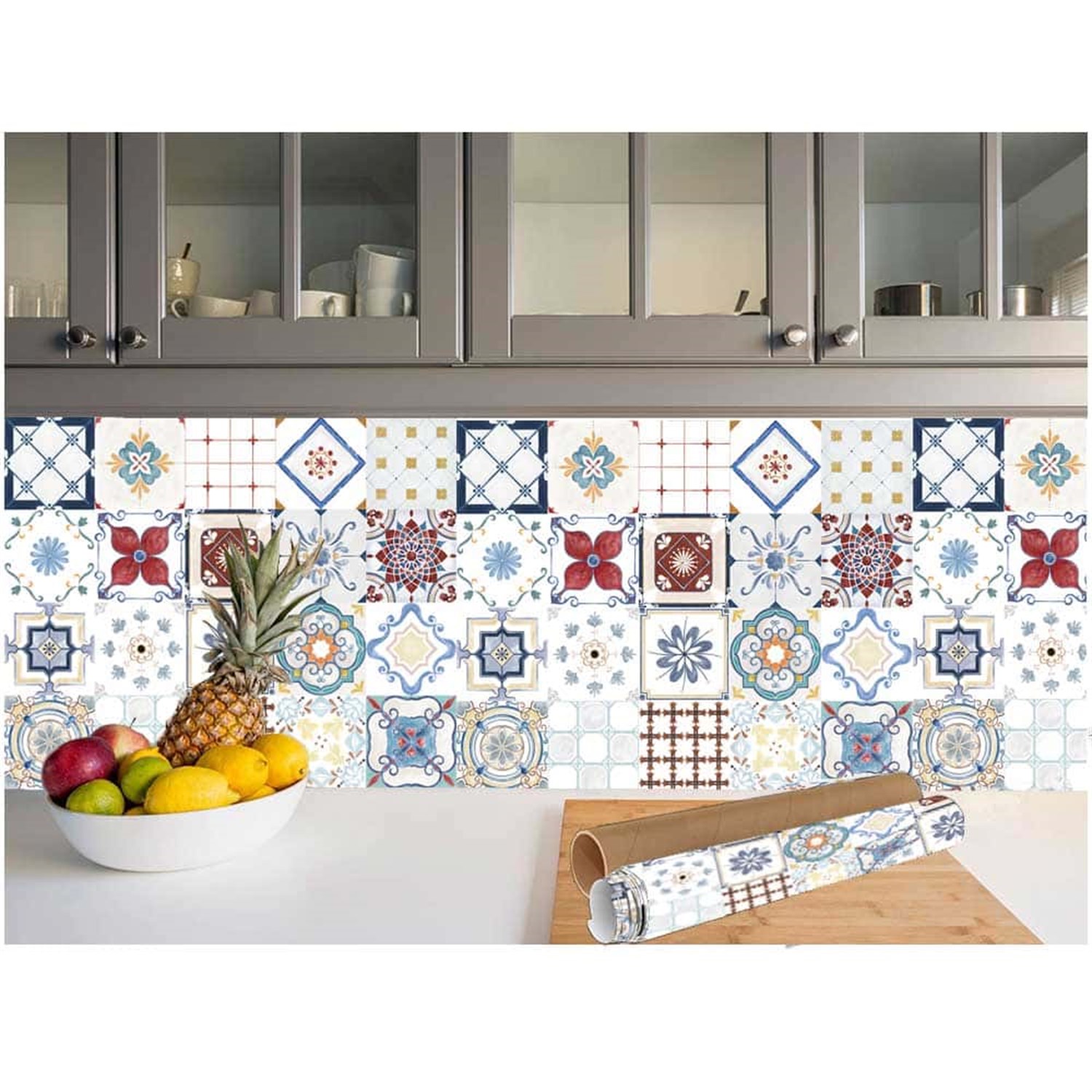 Mutfak Tezgah Arası Folyo Yapışkanlı Sticker