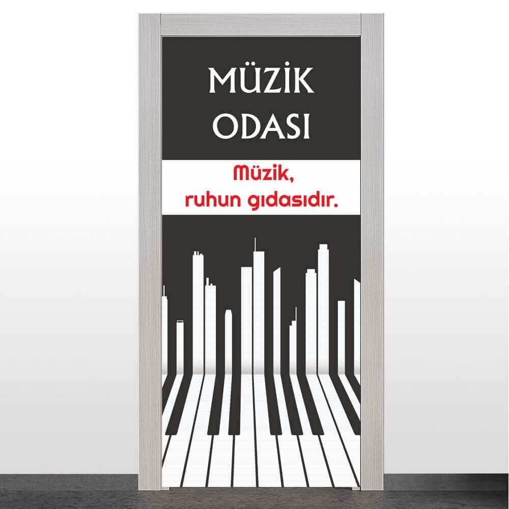 Müzik Odası Kapı Giydirme