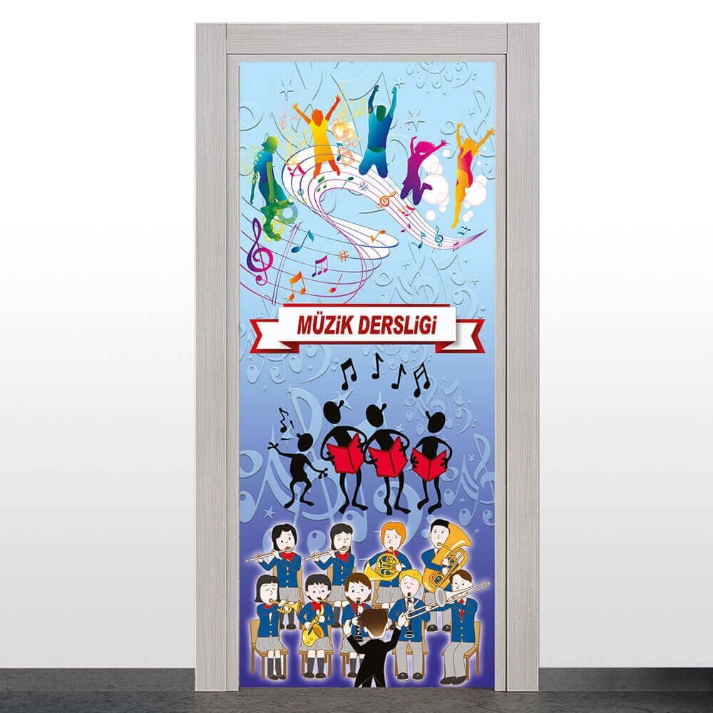 Müzik Sınıfı Kapı Giydirme 2
