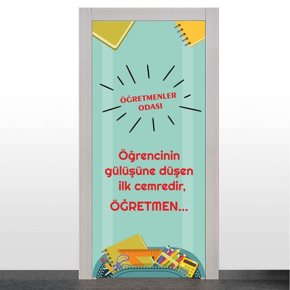 Öğretmenler Odası Kapı Giydirme