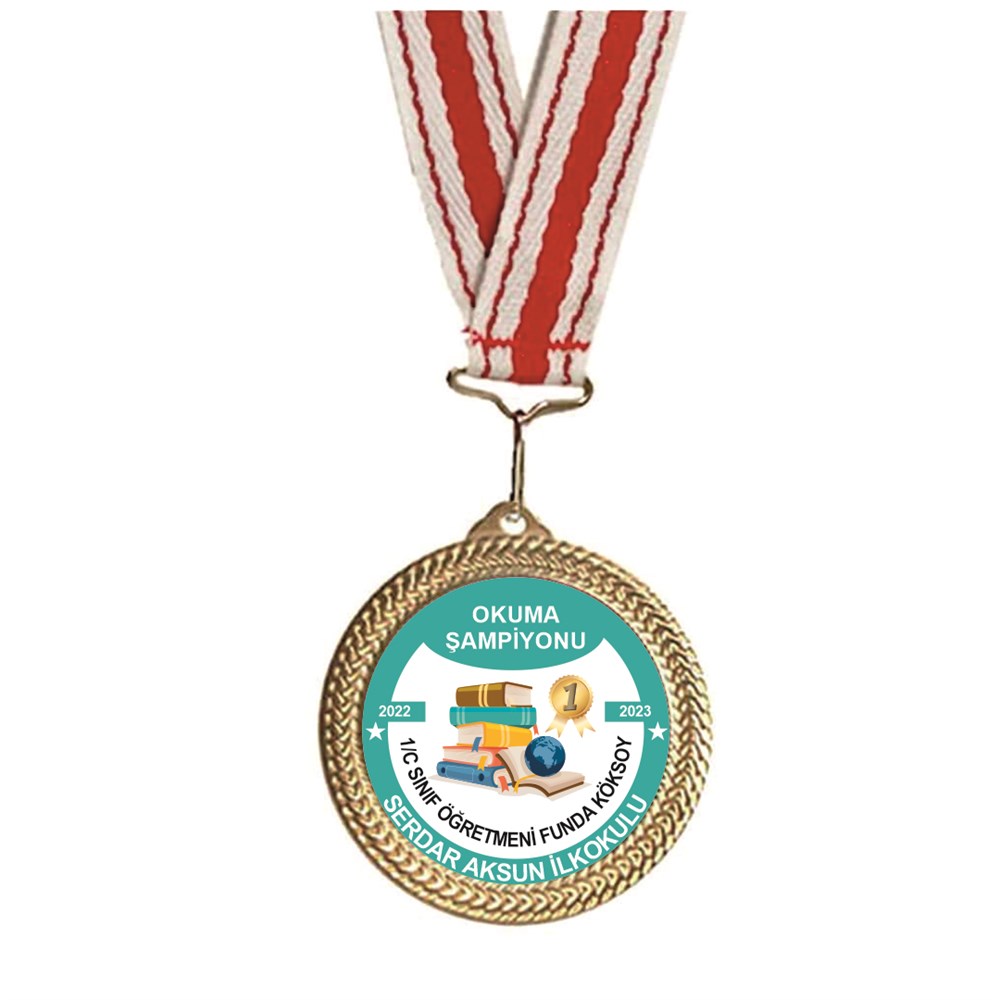 oku-1Kitap Okuma Şampiyonu MadalyasıMadalyaOkularenkkat