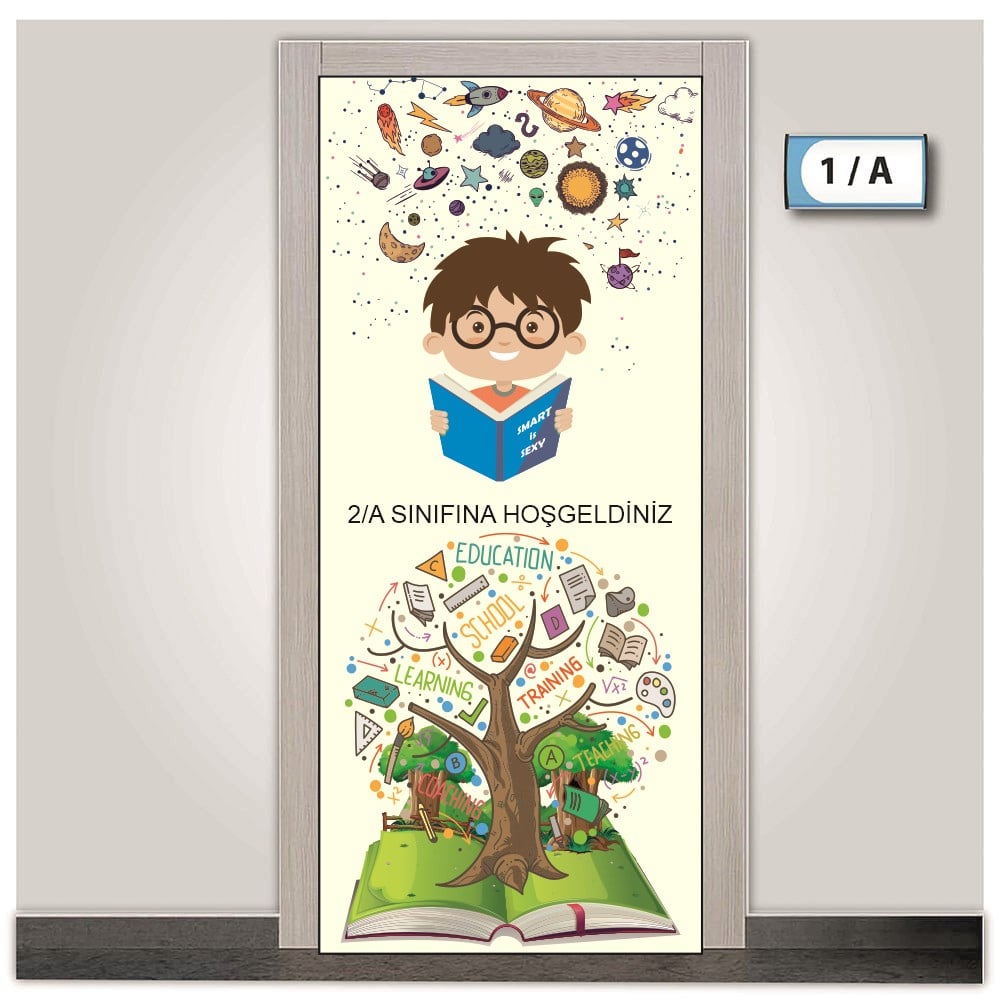 ork-kg459İlkokul Sınıf Kapı Giydirmeİlkokul kapılarıOkularenkkat