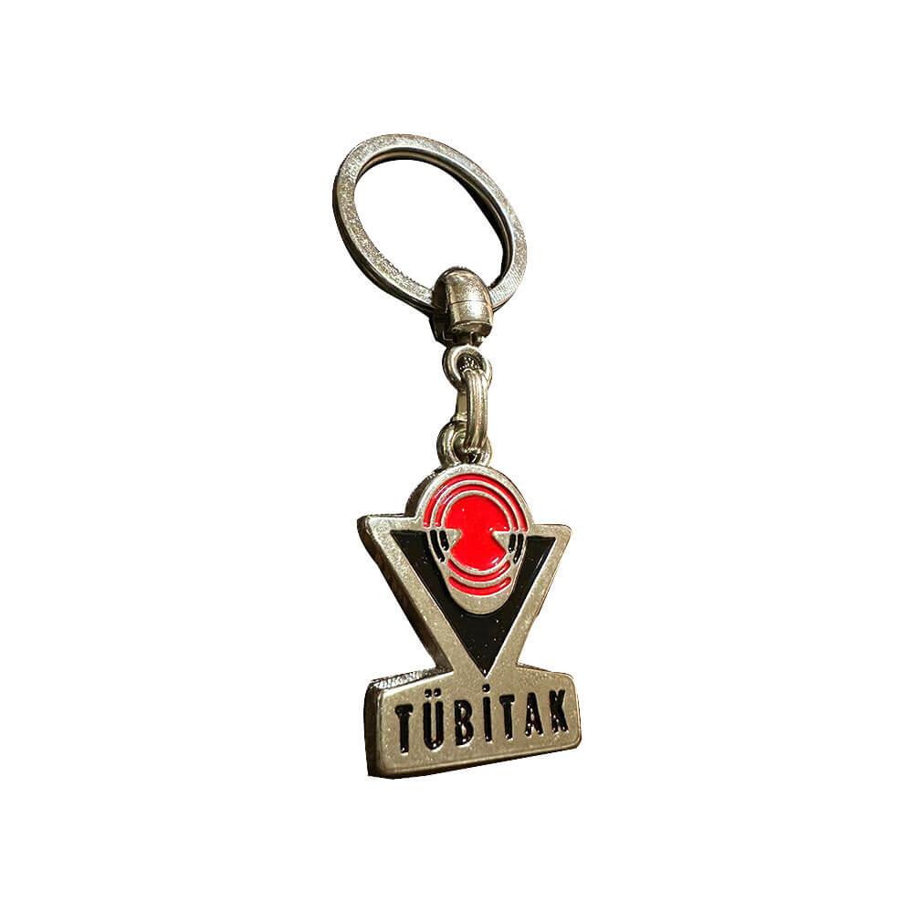 orktbtkmtlanhtrlkBilim Fuarı Logolu Metal Üçgen AnahtarlıkPromosyon - HediyelikOkularenkkat
