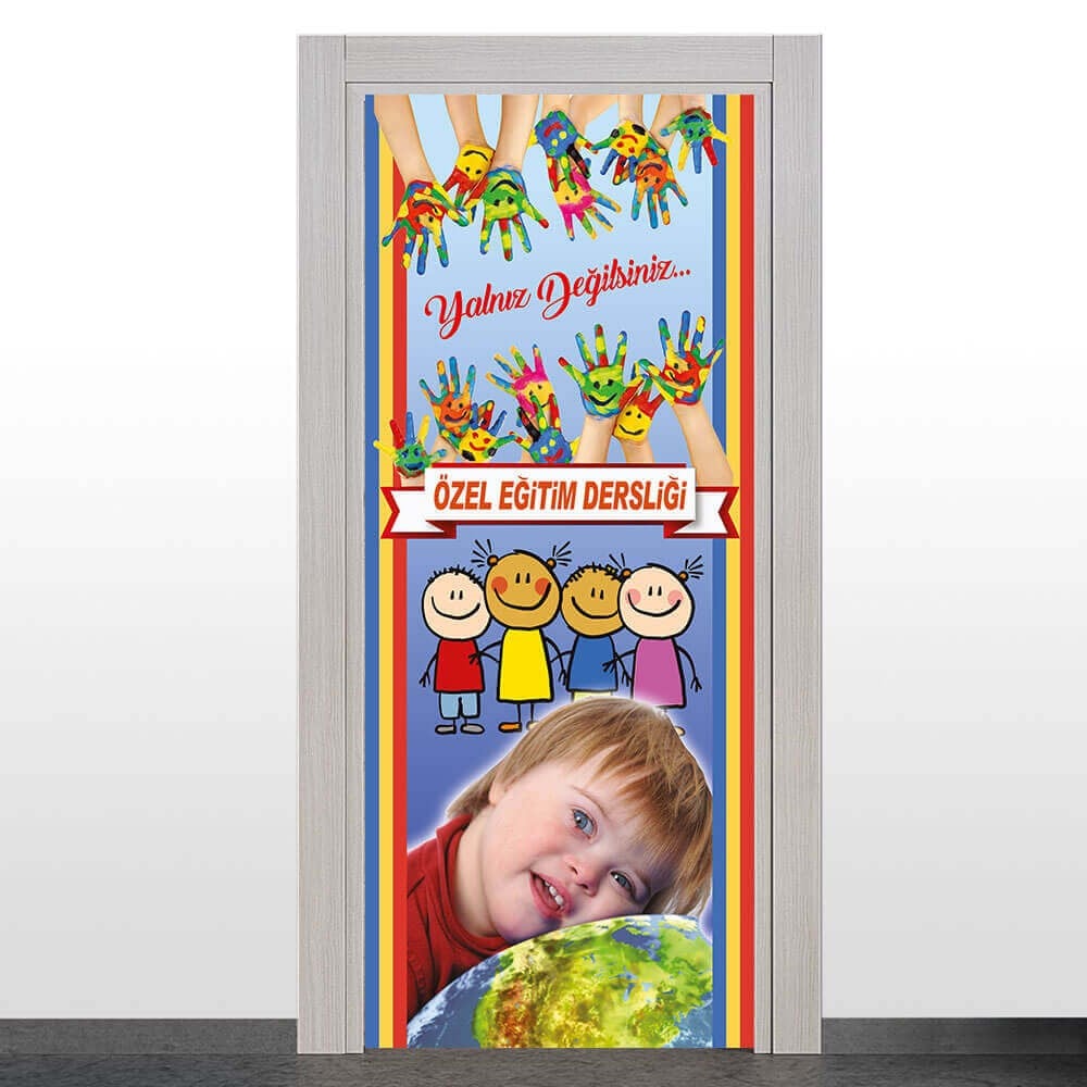 Özel Eğitim Sınıfı Kapı Giydirme 2