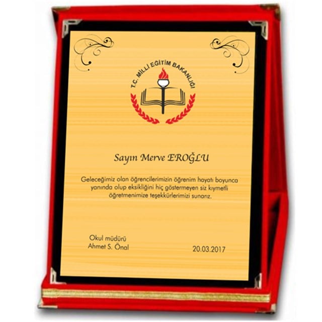 Plaket (9x12)