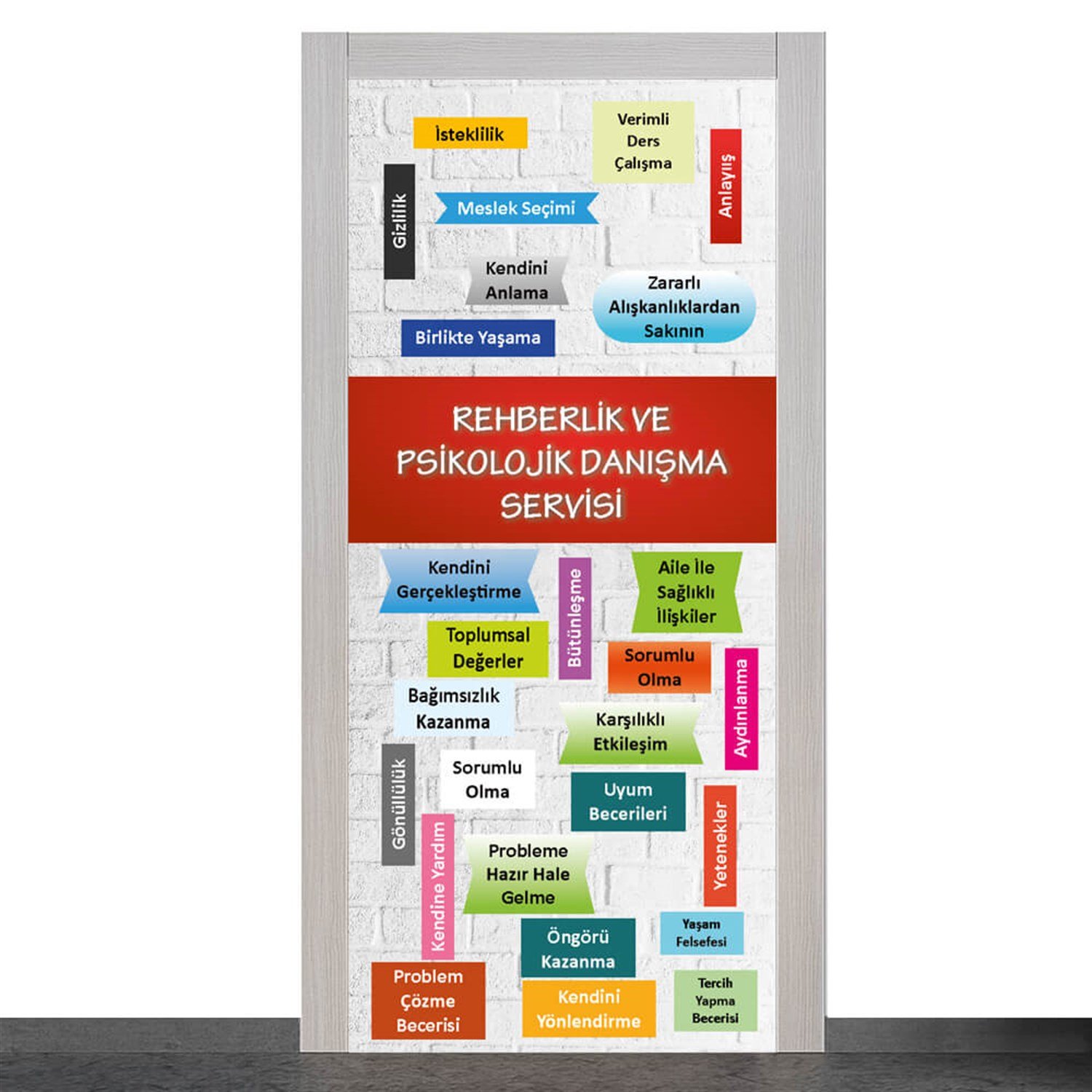 Rehberlik Odası Kapı Giydirme