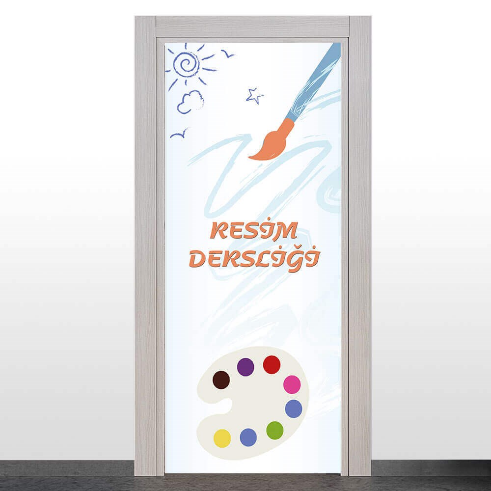 Resim Dersliği Kapı Giydirme