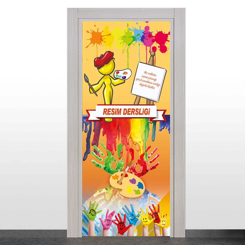 Resim Sınıfı Kapı Giydirme 