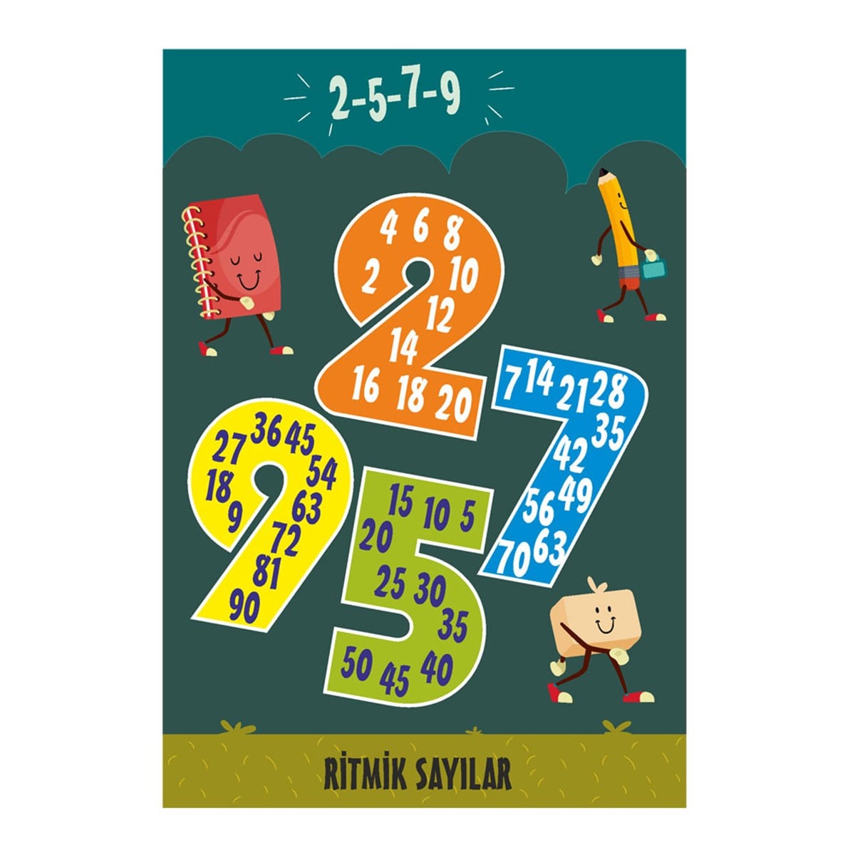 Ritmik Sayılar-2 Matematik Ders Afişi
