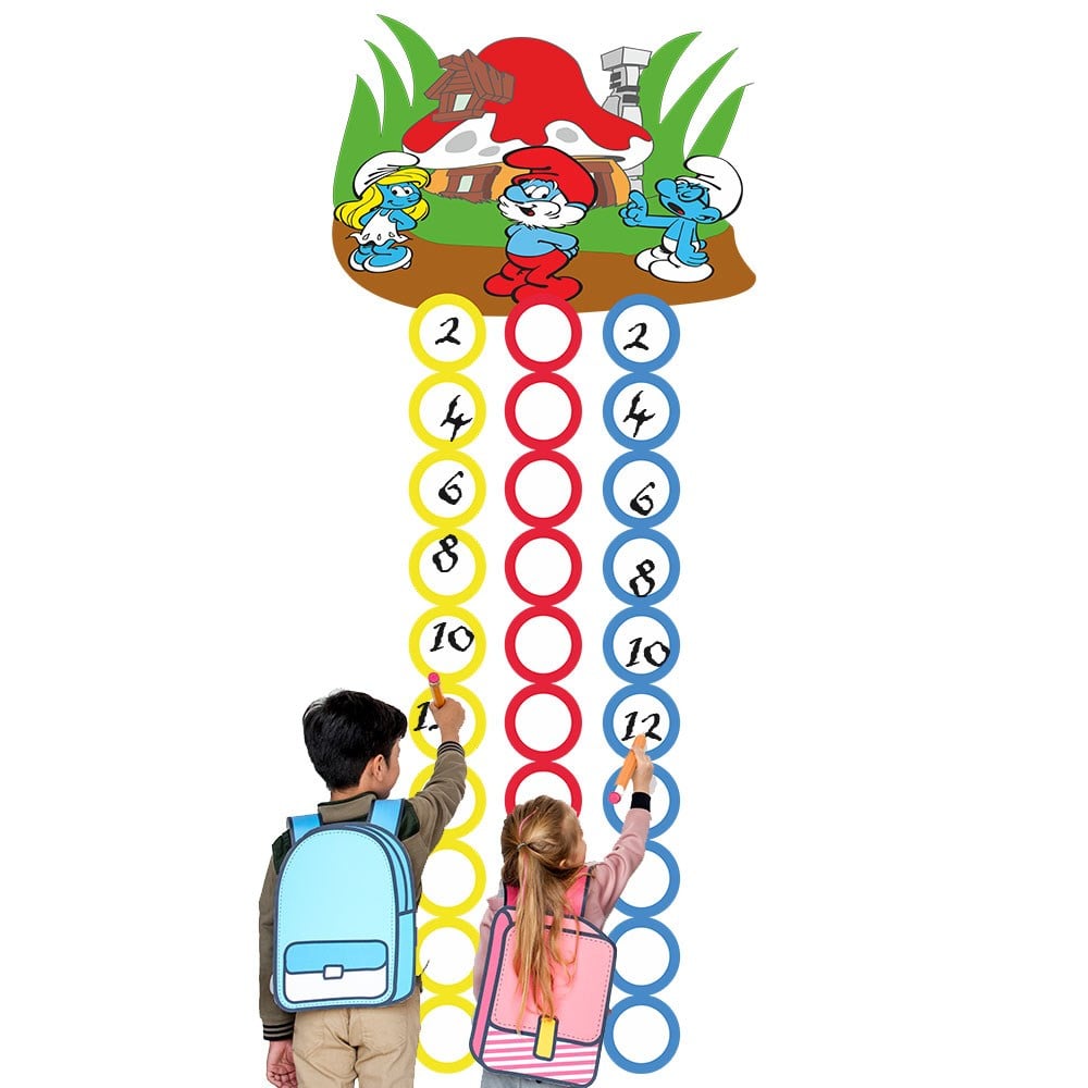 rtmkyazYaz Sil Ritmik Sayma AfişiEğitim - Okul PosterleriOkularenkkat