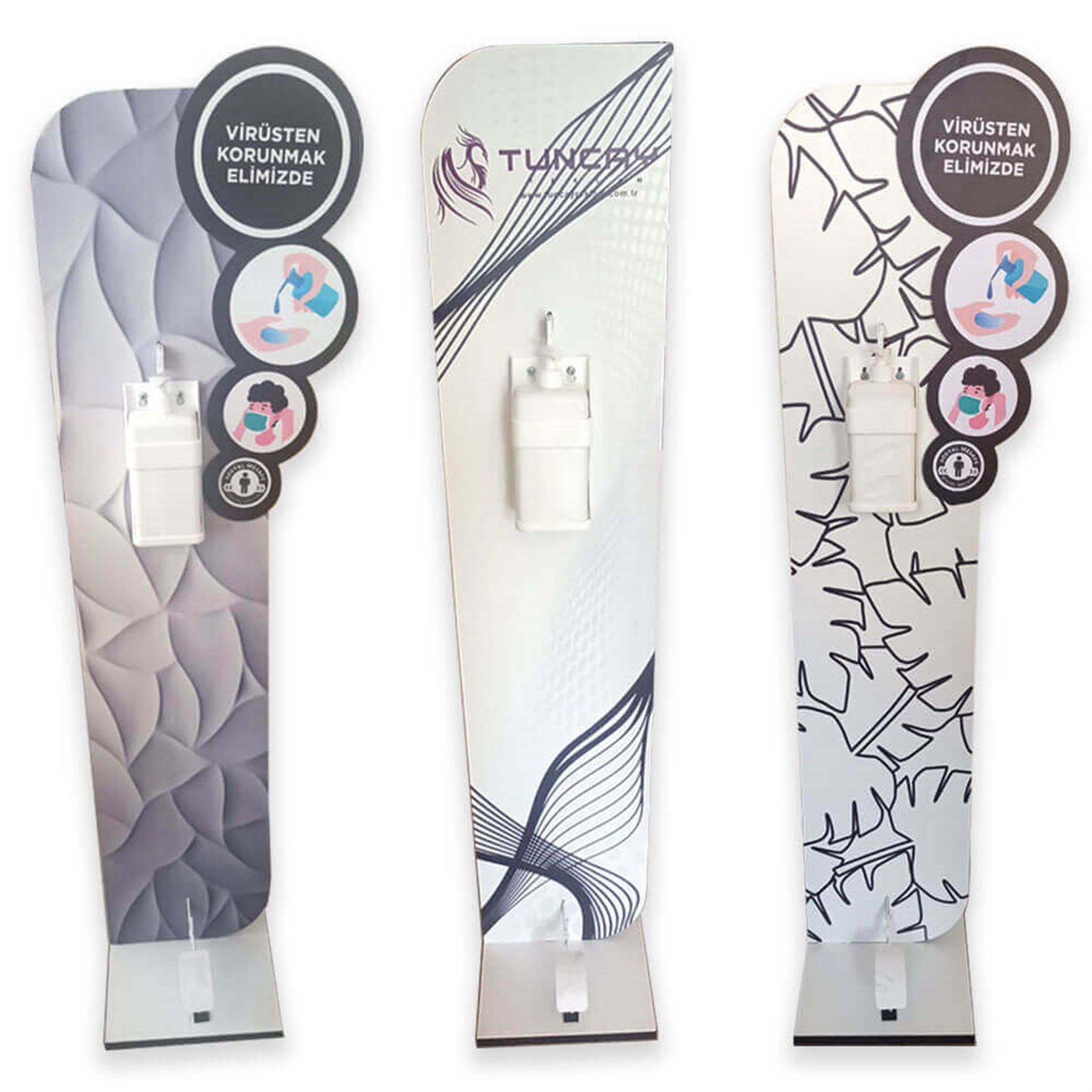 Şekilli Dezenfektan Standı