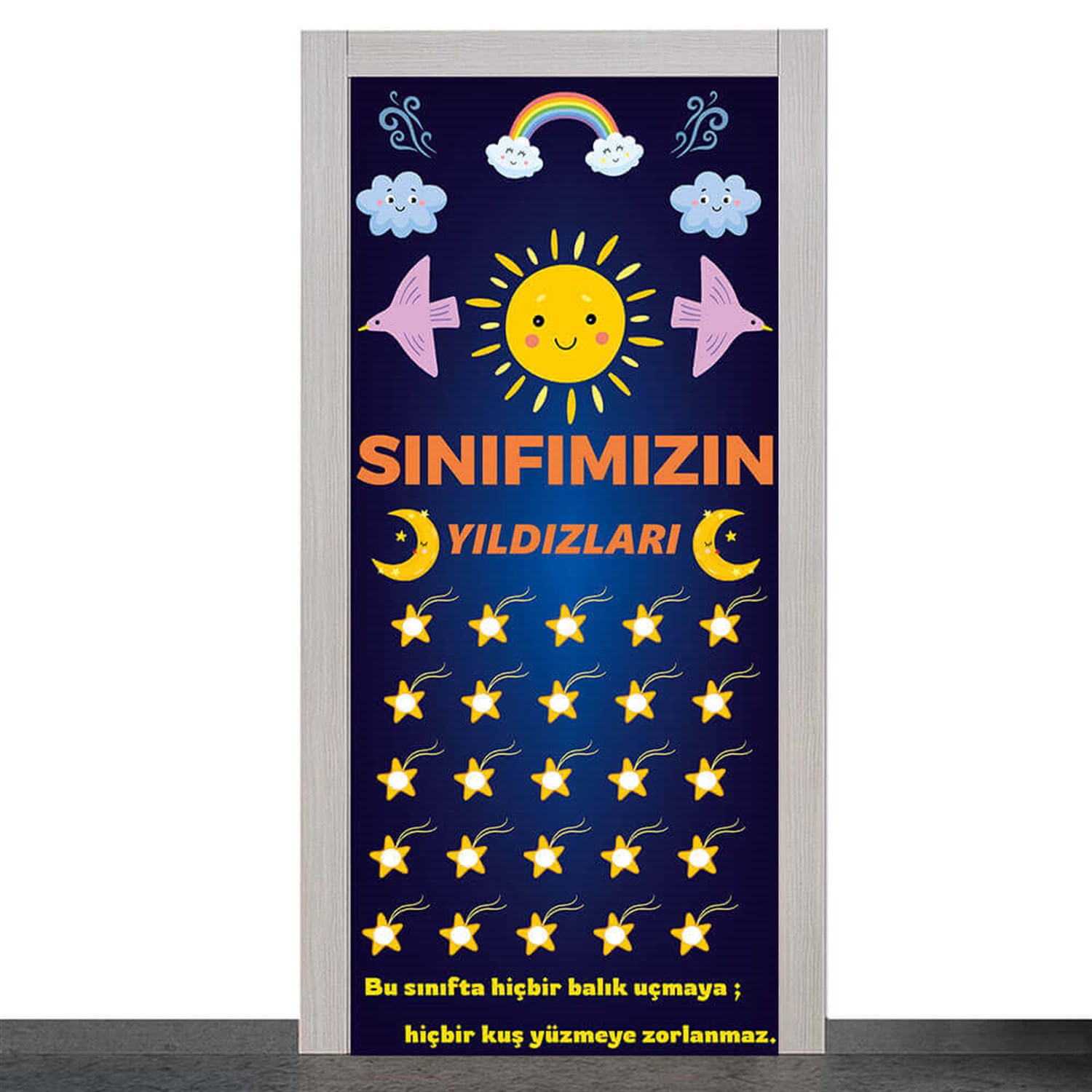 Sınıfımızın Yıldızları Kapı Giydirme