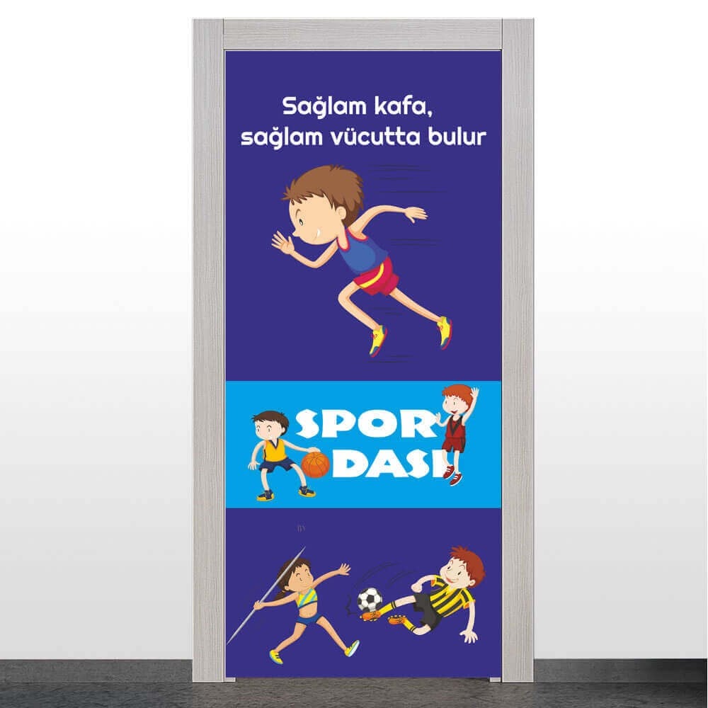 Spor Odası Kapı Giydirme