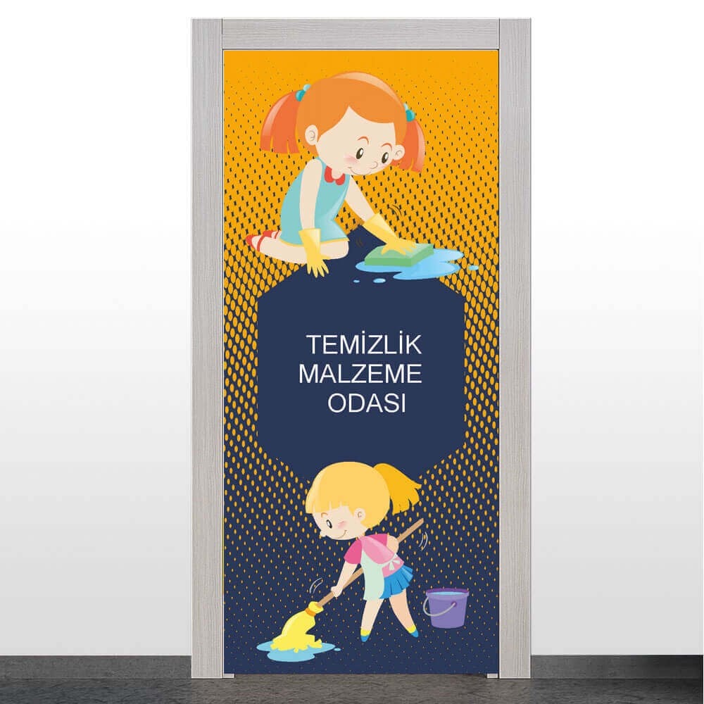 Temizlik Malzeme Odası Kapı Giydirme