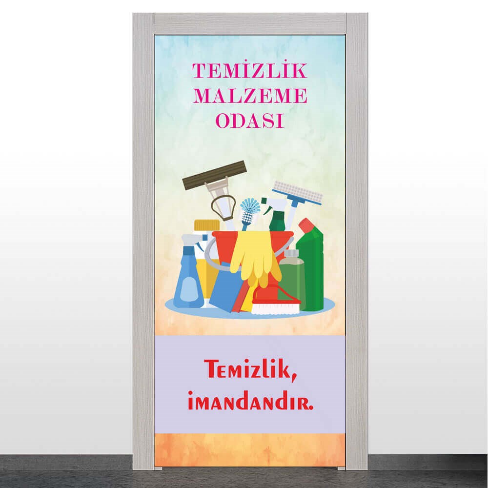 Temizlik Malzeme Odası Kapı Giydirme