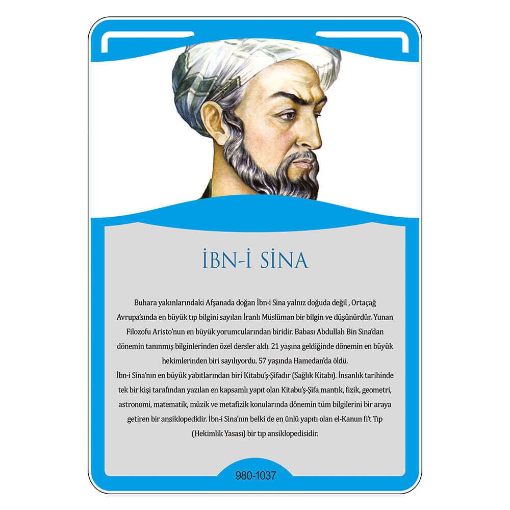 Türk Büyükleri - İbn-i Sina Afişi