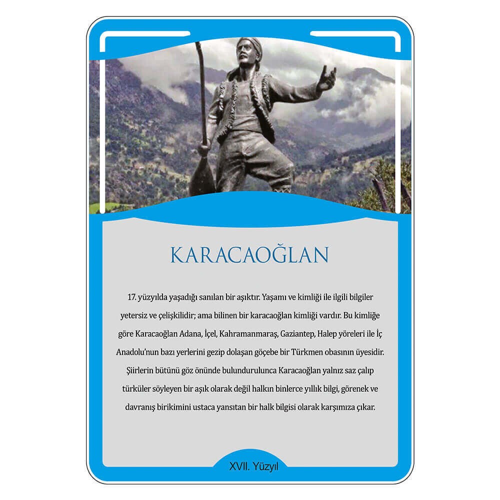 Türk Büyükleri - Karacaoğlan Afişi