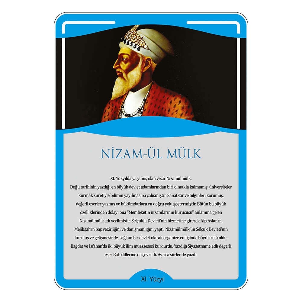 Türk Büyükleri - Nizam-ül Mülk Afişi