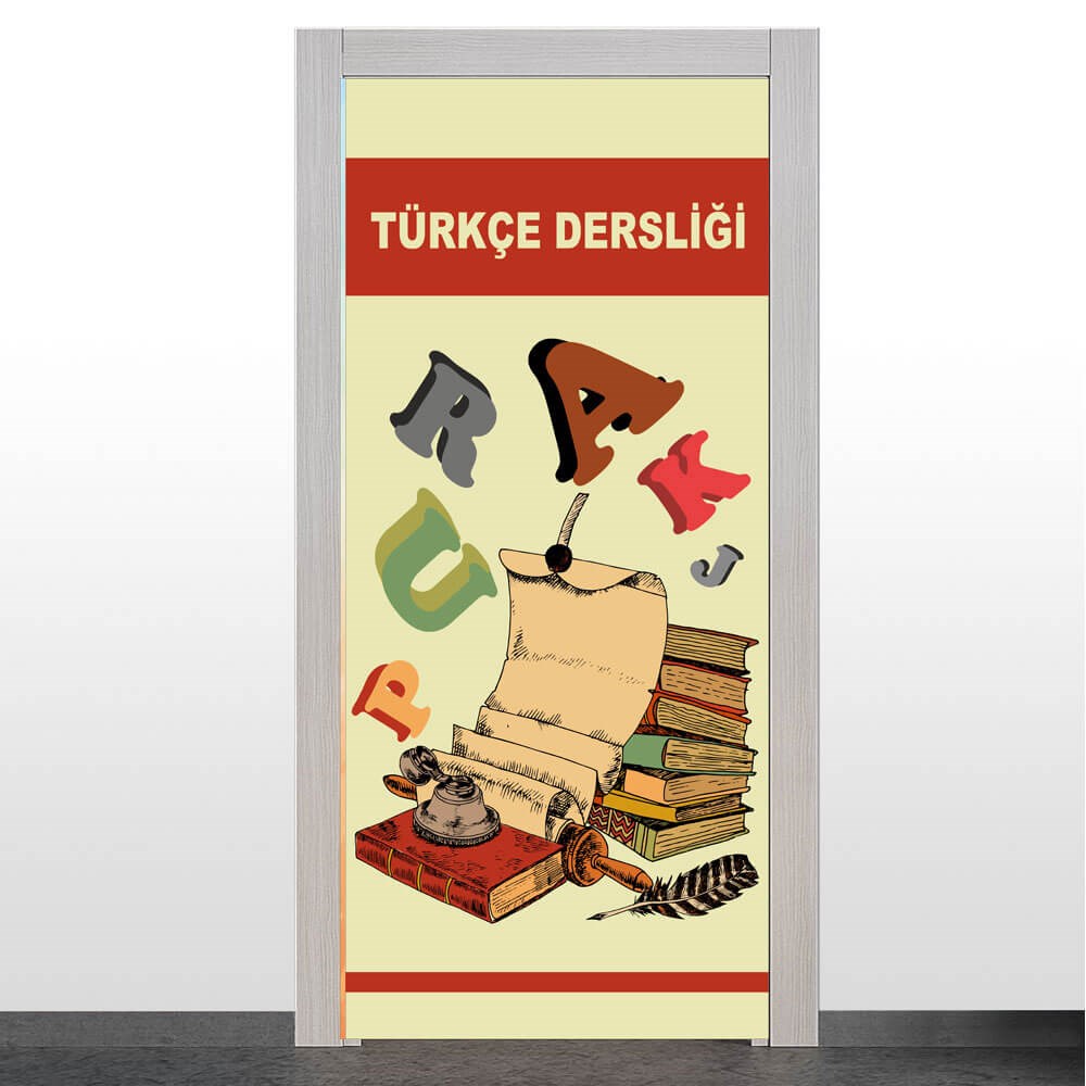 Türkçe Dersliği Kapı Giydirme