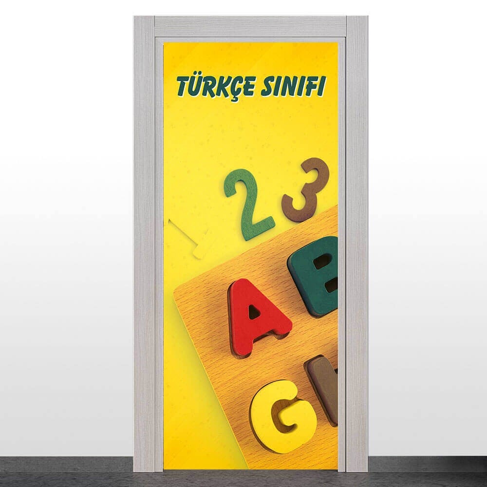 Türkçe Sınıfı Kapı Giydirme
