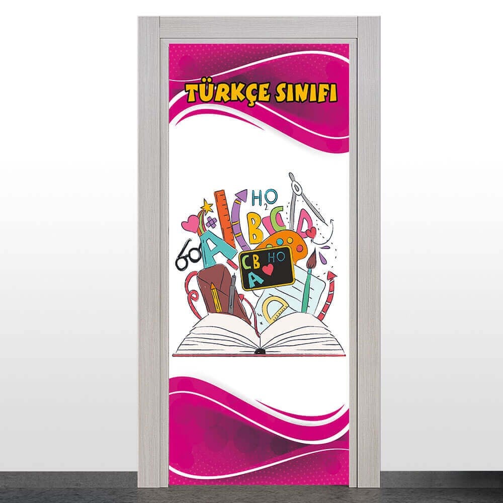 Türkçe Sınıfı Kapı Giydirme