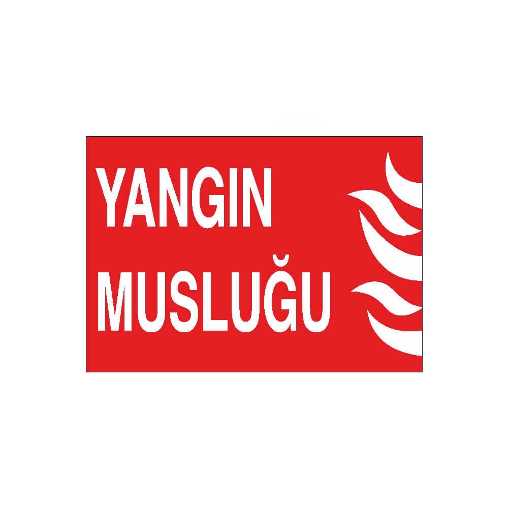 Yangın Musluğu Uyarı Levhası