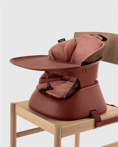 Hannie Taşınabilir Mama Sandalyesi – Mahogany Red (6 Ay – 5 Yaş)