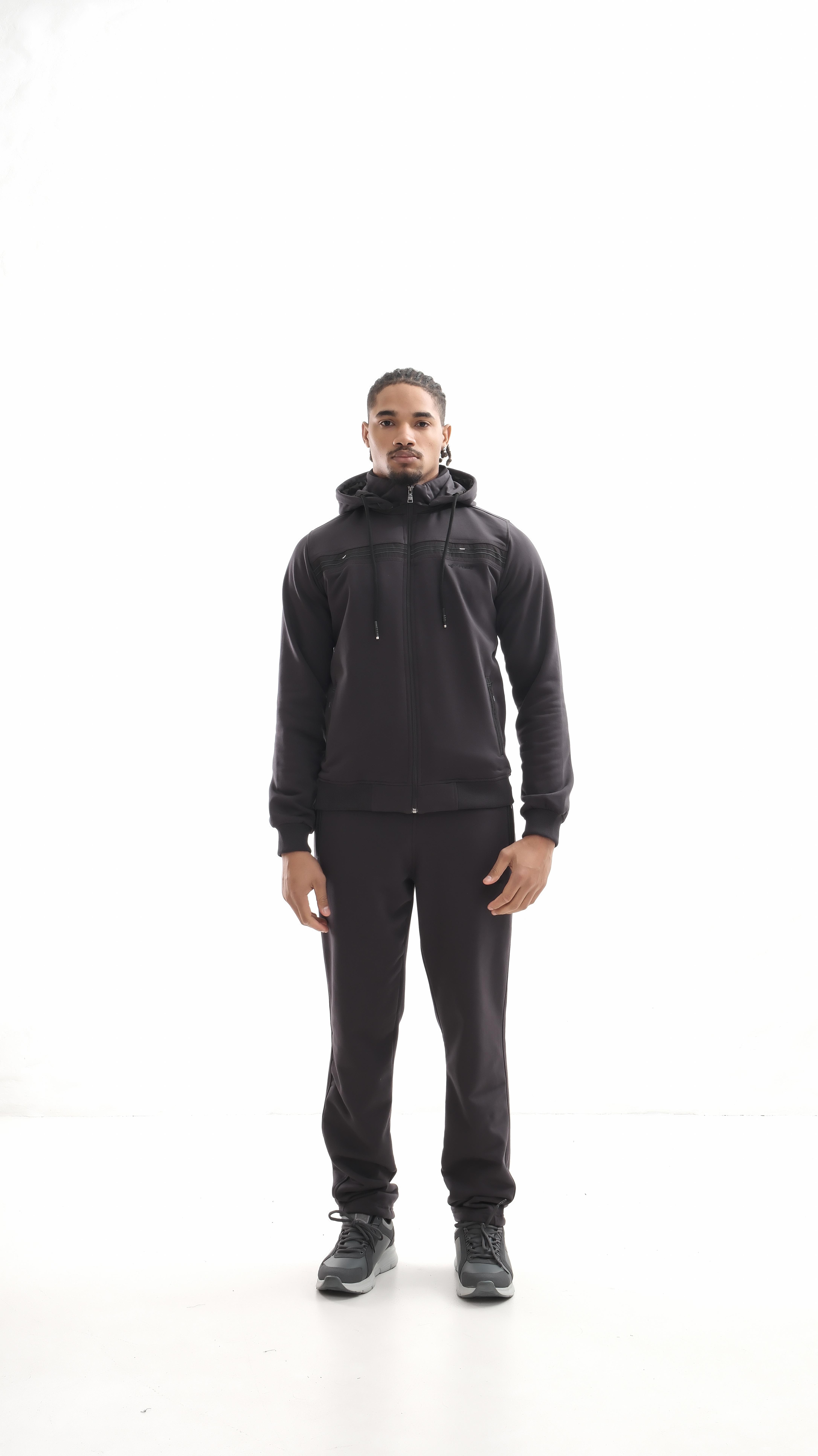 Fleece-Lined Sports Tracksuit