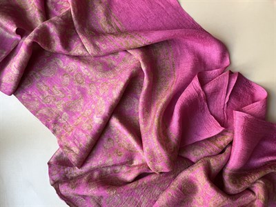 Pembe Şal Desen Kelagayi Şal 190x90