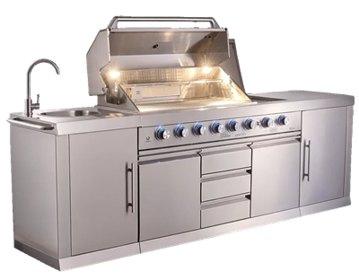 Berfmann 6+2 Barbekülü Outdoor Mutfak