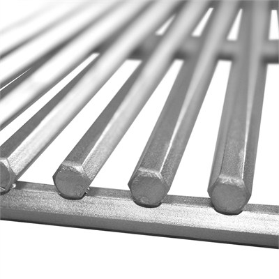 Berfmann Barbekü Altıgen Döküm Paslanmaz Çelik Izgara Seti 10mm (M)