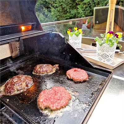 Berfmann Barbekü Paslanmaz Çelik Tepan Izgara 35×46