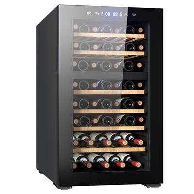 Berfmann Çift Bölmeli Şarap Dolabı ve Soğutucu (52 Şişelik)