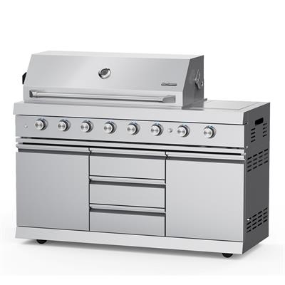 Berfmann Apex Outdoor Mutfak 6+2 Barbekü ve Kızılötesi Ocak Modülü