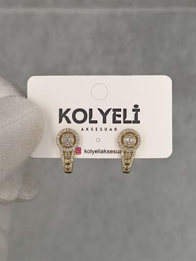 Kolyeli bloom küpe
